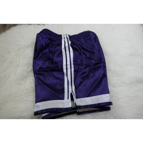 NWT 90s Y2K Vintage Adidas Spezial II Nylon Satin Soccer Shorts Purple Sz Small - Picture 12 of 12